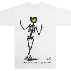 Cactus Plant Flea Market White Tee New